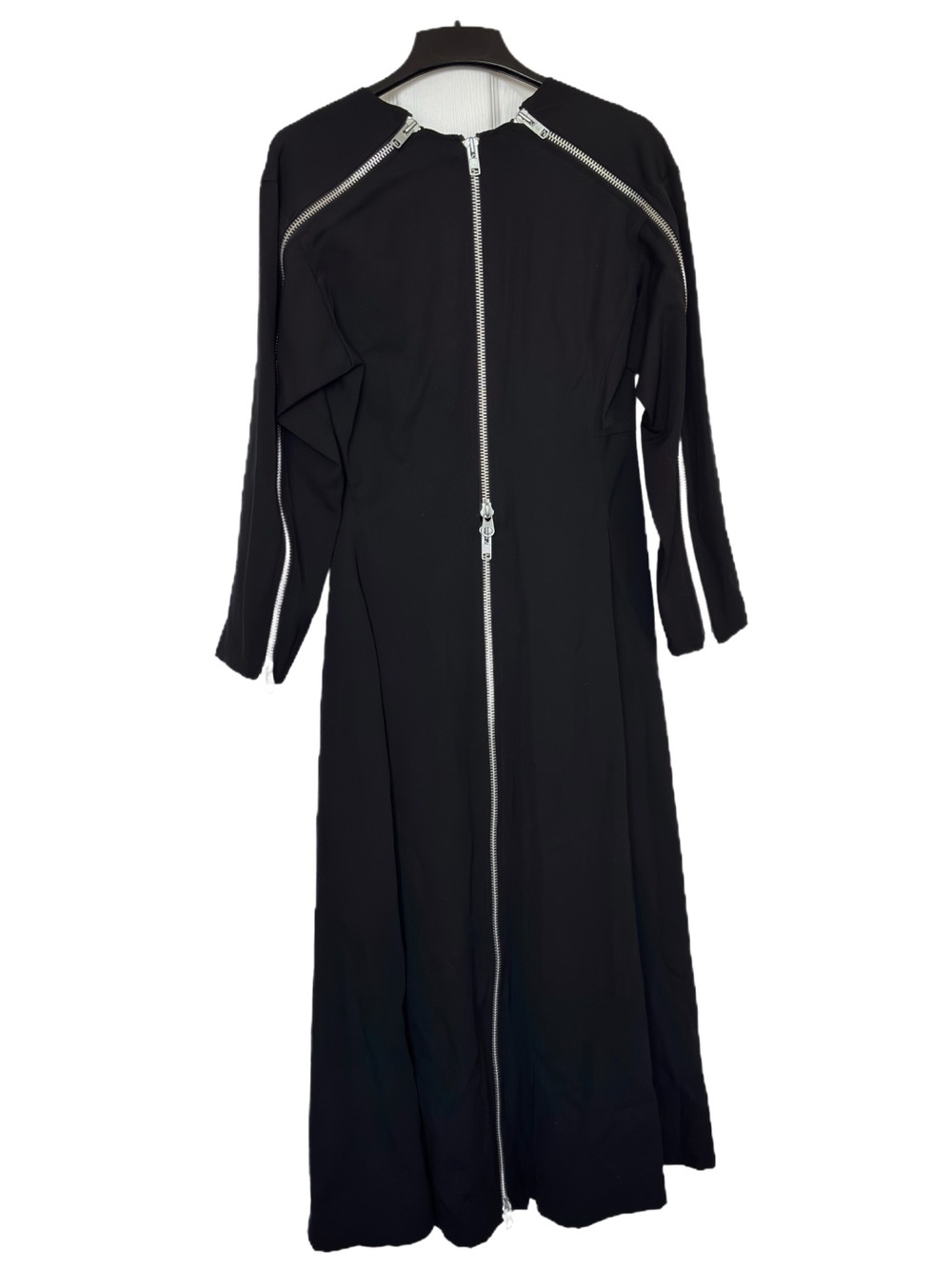 Yohji Yamamoto Vintage Black Convertible Long Coat Maxi Dress NWT Size Small - Picture 5 of 16